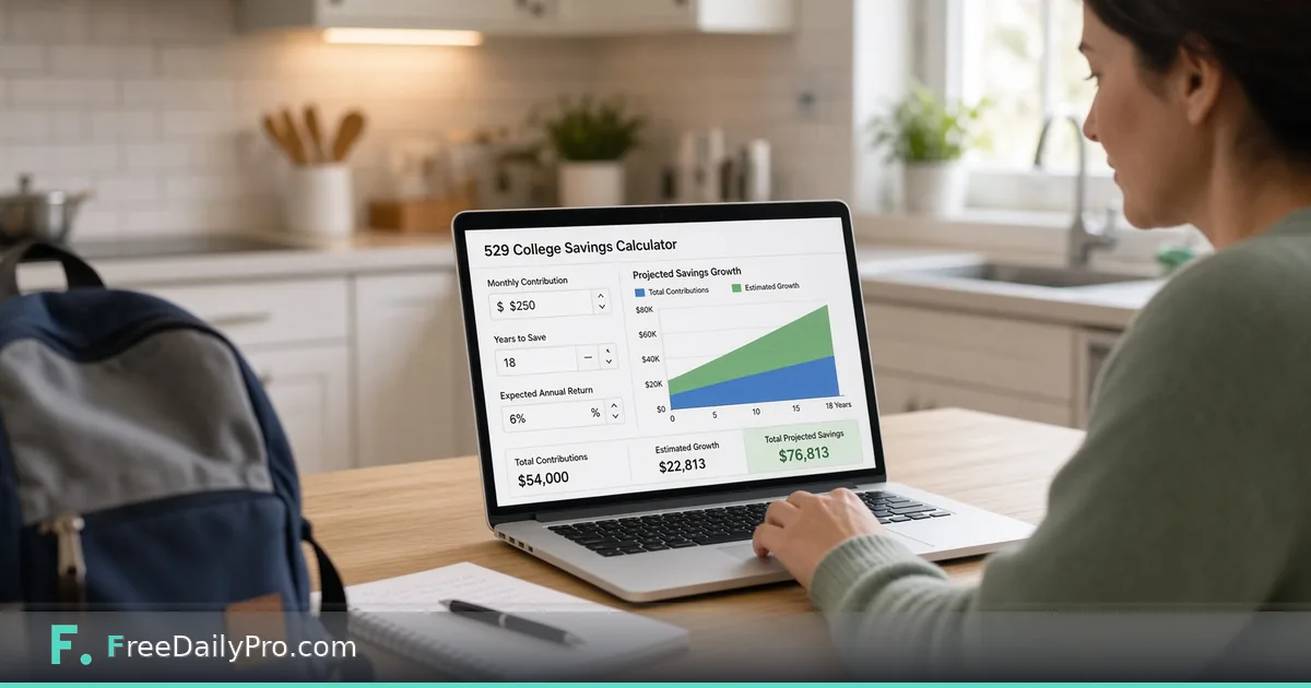 How Much to Save Monthly for College: A Real 529 Math Walkthrough